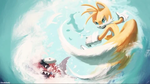Tails Vs Chopper Animated Desktop - Free Live Wallpaper