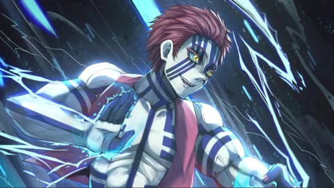 Demon Slayer Upper Moon Akaza Anime Live Desktop - Free Live Wallpaper