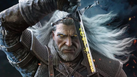 The Witcher Geralt Animated Live Desktop - Free Live Wallpaper