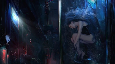 Synthetic Girl Animated Live Desktop - Free Live Wallpaper