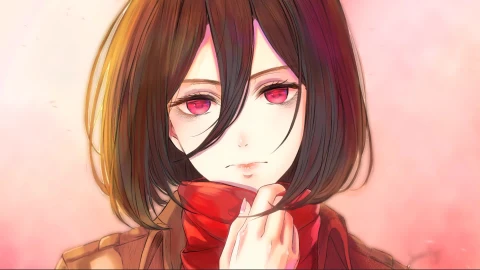 Attack On Titan Cute Mikasa Anime Live Desktop - Free Live Wallpaper
