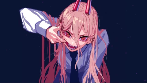 Anime Pov Power Eats You - Chainsaw Man Live Wallpaper - Free Live Wallpaper
