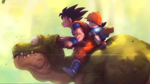 Dragon Ball Goku Gohan Dino Anime Live Wallpaper - Free Live Wallpaper