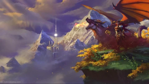 World Of Warcraft Dragonflight Alexstrasza HD Live Wallpaper - Free Live Wallpaper