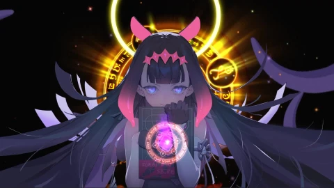 Cool Ninomae Inanis Hololive Anime Desktop Live Wallpaper - Free Live Wallpaper