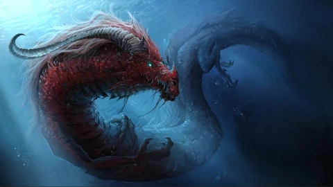 Cool The Sea Dragon Monster Desktop Live Wallpaper - Free Live Wallpaper