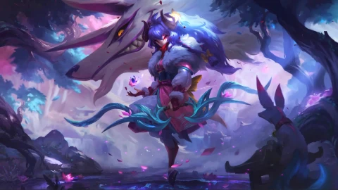 Animated Kindred Spirit Blossom Anime Blue Live Wallpaper - Free Live Wallpaper