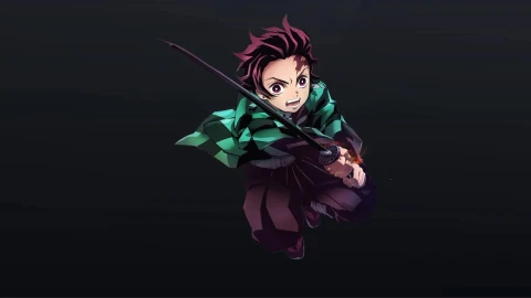 HD Demon Slayer Minimal Version Live Wallpaper by MotionDesktop - Free Live Wallpaper