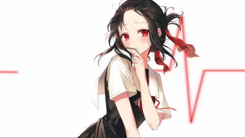 Kaguya Shinomiya By Cybust Anime Live Desktop - Free Live Wallpaper