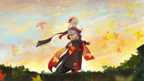 Kaedehara Kazuha Genshin Impact Anime Game Live Wallpaper - Free Live Wallpaper