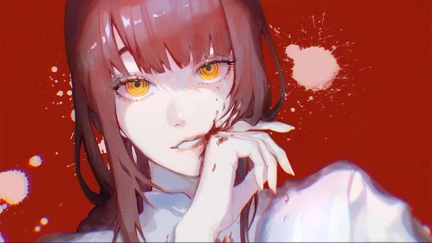 Makima Chainsaw Man Anime Live Wallpaper - Free Live Wallpaper