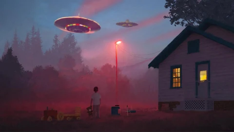 Ufo And Kid Live Wallpaper - Free Live Wallpaper