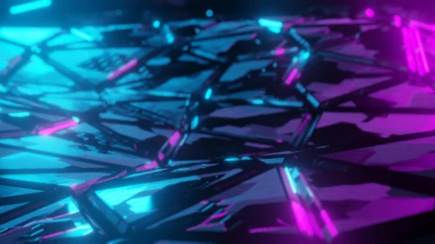 Poly Wave 3840x1080 Dual Monitor Live Wallpaper - Free Live Wallpaper