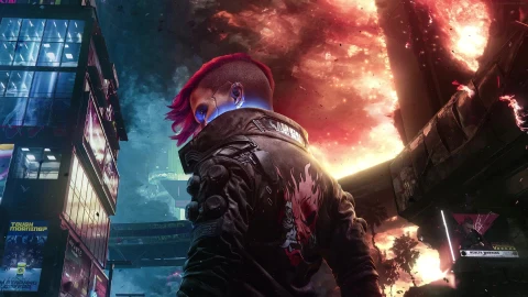 PC Animated Blaze Cyberpunk 2077 Live Wallpaper - Free Live Wallpaper