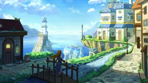 PC Animated Fantasy Village Live Wallpaper - Free Live Wallpaper