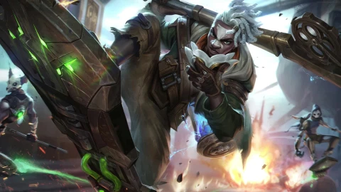 PC Animated Firelight Ekko Live Wallpaper - Free Live Wallpaper