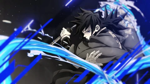 PC Animated Giyu Demon Slayer Anime Live Wallpaper - Free Live Wallpaper