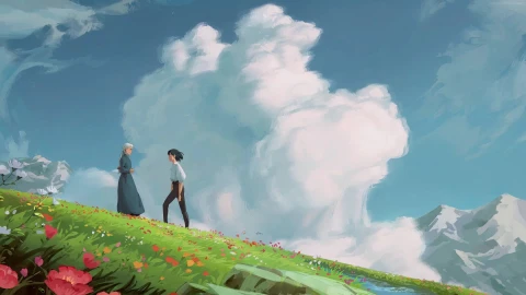 PC Animated Howl and Sophie Live Wallpaper - Free Live Wallpaper