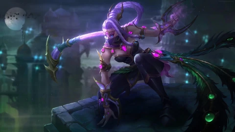 PC Animated Lanaya Templar Assassin Dota 2 Live Wallpaper - Free Live Wallpaper