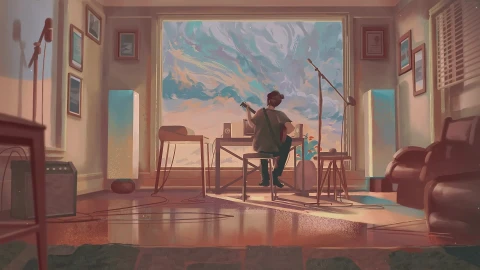 PC Animated Lofi Studio Live Wallpaper - Free Live Wallpaper