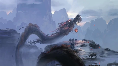 PC Animated Mountain Dragon Live Wallpaper - Free Live Wallpaper