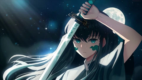 PC Animated Muichiro Tokito Live Wallpaper - Free Live Wallpaper