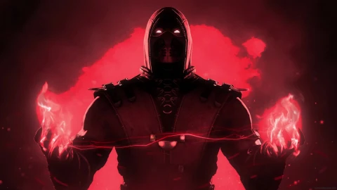 PC Animated Scorpion Flames Mortal Kombat Live Wallpaper - Free Live Wallpaper