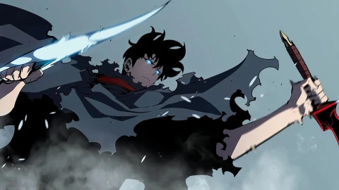 PC Animated Sung Jinwoo Blades Live Wallpaper - Free Live Wallpaper