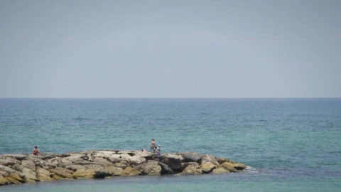 Beach fisherman Windows Live Wallpaper - Free Live Wallpaper