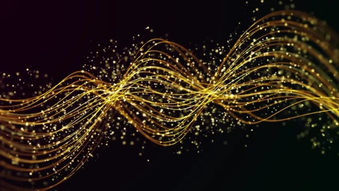Gold Particle Windows 10 Animated Wallpaper - Free Live Wallpaper