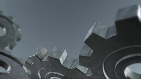Metal Gears Spinning Windows Animated Wallpaper - Free Live Wallpaper