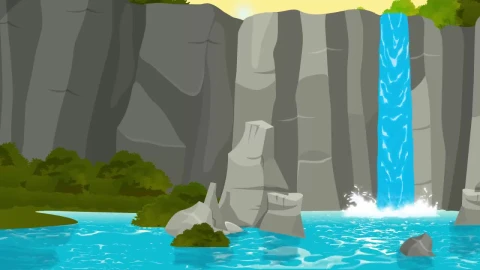 Stone Falls PC Live Wallpaper - Free Live Wallpaper
