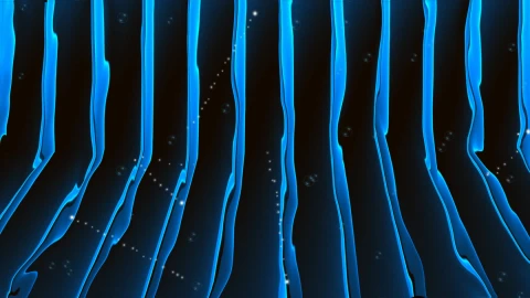 Blue Lines Particles Animated Wallpaper - Free Live Wallpaper
