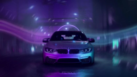 PC BMW M4 Particles 4K Live Wallpaper - Free Live Wallpaper