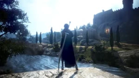 Black Desert Castle And River Live Wallpaper - Free Live Wallpaper