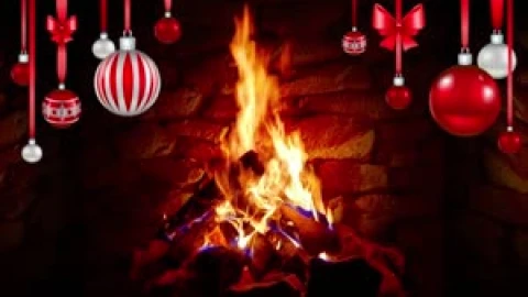 Christmas Campfire Live Wallpaper - Free Live Wallpaper