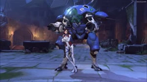 D.VA Halloween Overwatch Game Live Wallpaper - Free Live Wallpaper