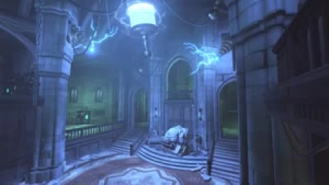 Eichenwalde Halloween Junkensteins Lab Overwatch Live Wallpaper - Free Live Wallpaper
