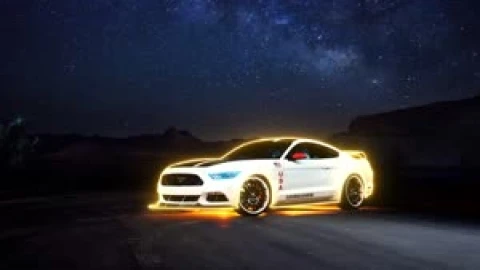 Ford Mustang Night Live Wallpaper - Free Live Wallpaper