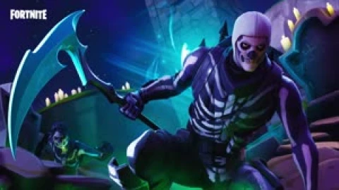 Fortnite Skeleton Scull Tropper Live Wallpaper - Free Live Wallpaper