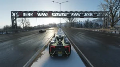 Forza Horizon 4 Center Lane Ultra WIde Live Wallpaper - Free Live Wallpaper