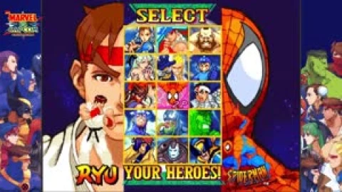 Marvel vs Capcom Funny Menu Live Wallpaper - Free Live Wallpaper