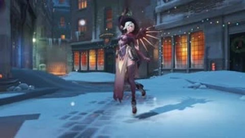 Overwatch Mercy Christmas UHD Live Wallpaper - Free Live Wallpaper