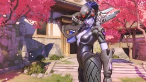 Overwatch Widowmaker Sakura Live Wallpaper - Free Live Wallpaper