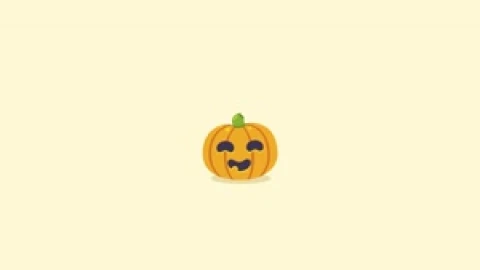 Pumkin Cat Minimalistic Halloween Live Wallpaper - Free Live Wallpaper