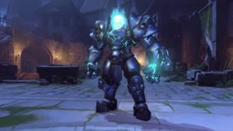 Reinhardt UHD Halloween Overwatch Game Live Wallpaper With Sound 1 - Free Live Wallpaper