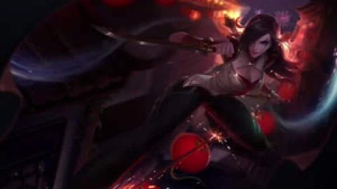 Warring Kingdoms Katarina Login Screen Animated Splash art Live Wallpaper - Free Live Wallpaper