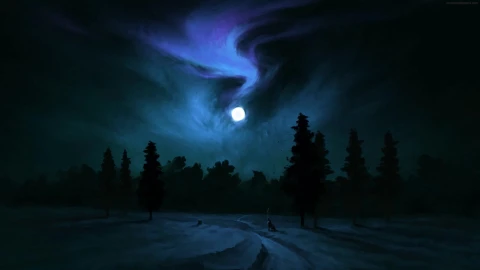 PC Moon Night Cloud HD Live Wallpaper - Free Live Wallpaper