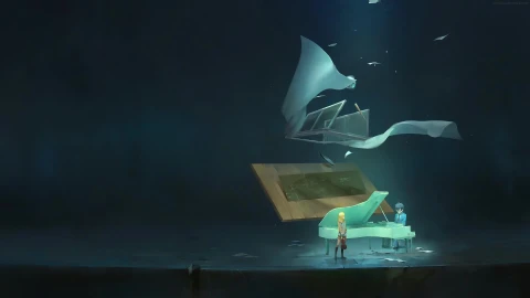PC Pianist and Violinist HD Live Wallpaper - Free Live Wallpaper