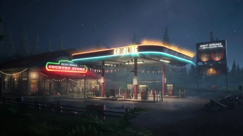 PC Gas Station HD Live Wallpaper - Free Live Wallpaper